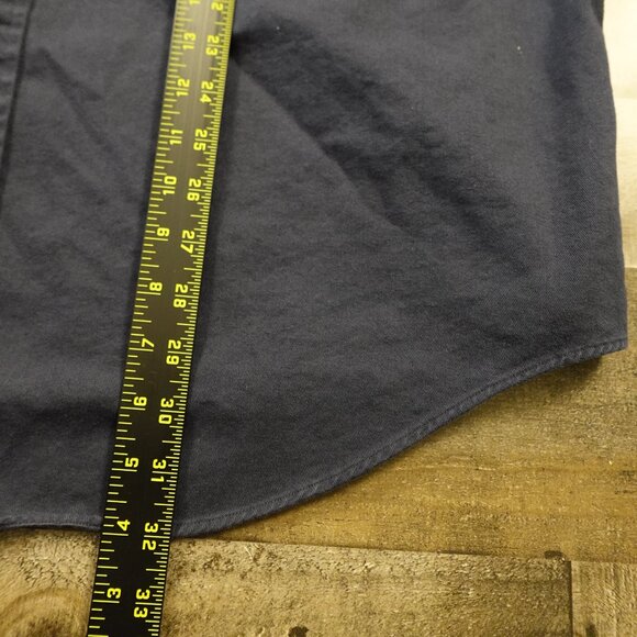 Polo Ralph Lauren Blaire Button Down Shirt Men’s XXL Navy Cotton Classic Fit - Picture 7 of 10